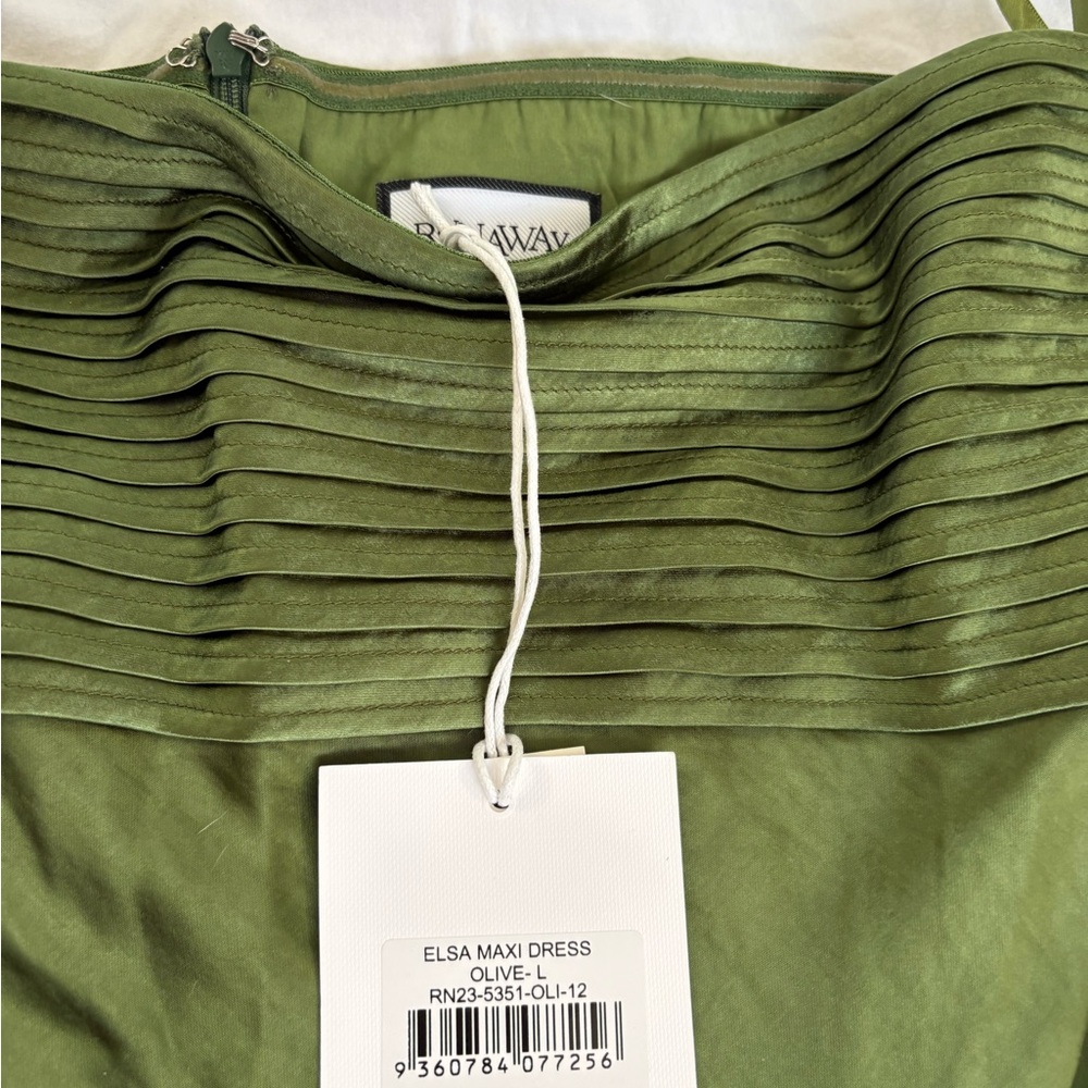 Runaway The Label Elegant maxi  Green Strapless Dress - Picture 2 of 4
